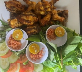 Chạch lấu nướng muối ớt