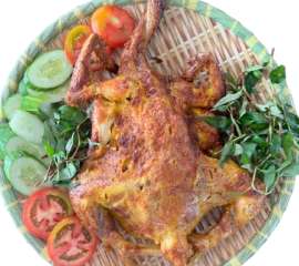 Gà ta nướng muối ớt