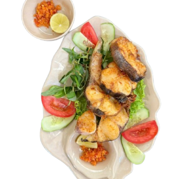 Cá lăng nướng muối ớt
